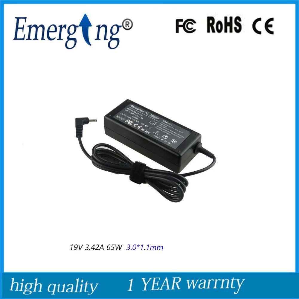 65W 19V 3.42A 3.0*1.1mm New AC Laptop Adapter For Acer Aspire S5 S7 P3 Iconia Tab W500 W700 W700P power supply
65W 19V 3.42A 3.0*1.1mm New AC Laptop Adapter For Acer Aspire S5 S7 P3 Iconia Tab W500 W700 W700P power supply