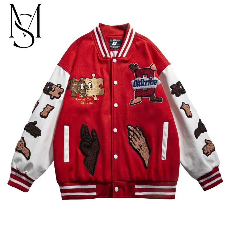 MS The same American fashion baseball jacket for men in spring New China-Chic sports jacket Versatile casual coat
MS The same American fashion baseball jacket for men in spring New China-Chic sports jacket Versatile casual coat