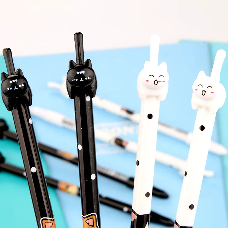 4pcs Cute Kawaii Black Cat Gel Pen Writing Stationery School Office Supply 0.5mm
4pcs Cute Kawaii Black Cat Gel Pen Writing Stationery School Office Supply 0.5mm