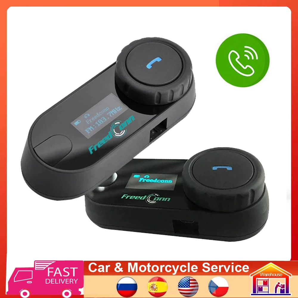 2pcs TCOM-SC Intercom Bluetooth-compatible Headset for Motorcycle Motorbike Helmet with FM Radio LCD Screen motorcycle earphone 
2pcs TCOM-SC Intercom Bluetooth-compatible Headset for Motorcycle Motorbike Helmet with FM Radio LCD Screen motorcycle earphone