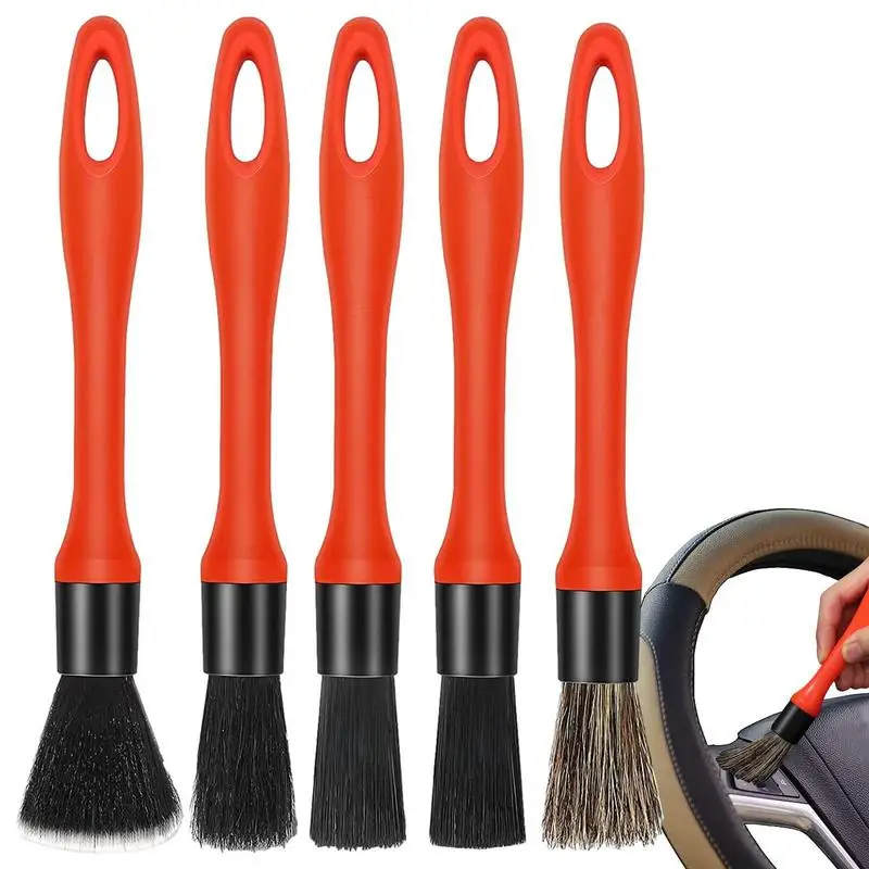 5 Pieces Car Detailing Brush Set Dashboard Air Outlet Wheel Brush Auto Detailing Brush Set With Soft Mixed Hair Car Cleaning
5 Pieces Car Detailing Brush Set Dashboard Air Outlet Wheel Brush Auto Detailing Brush Set With Soft Mixed Hair Car Cleaning