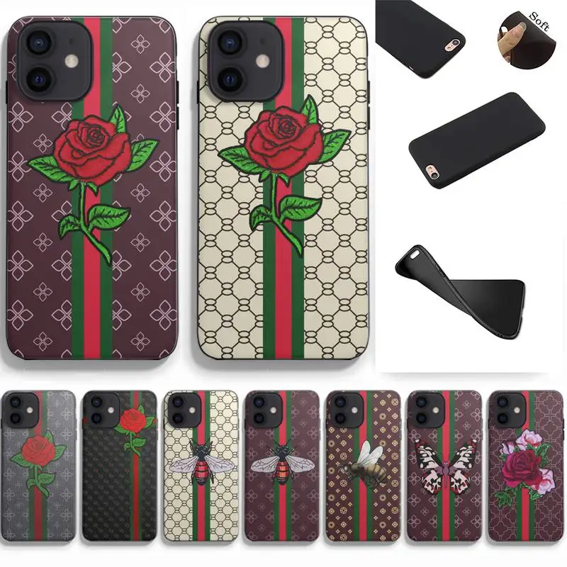 Bee Flower Snake Phone Case Fundas Shell Cover For Iphone 11 12 6.1 Inch Black Silicone Case
Bee Flower Snake Phone Case Fundas Shell Cover For Iphone 11 12 6.1 Inch Black Silicone Case