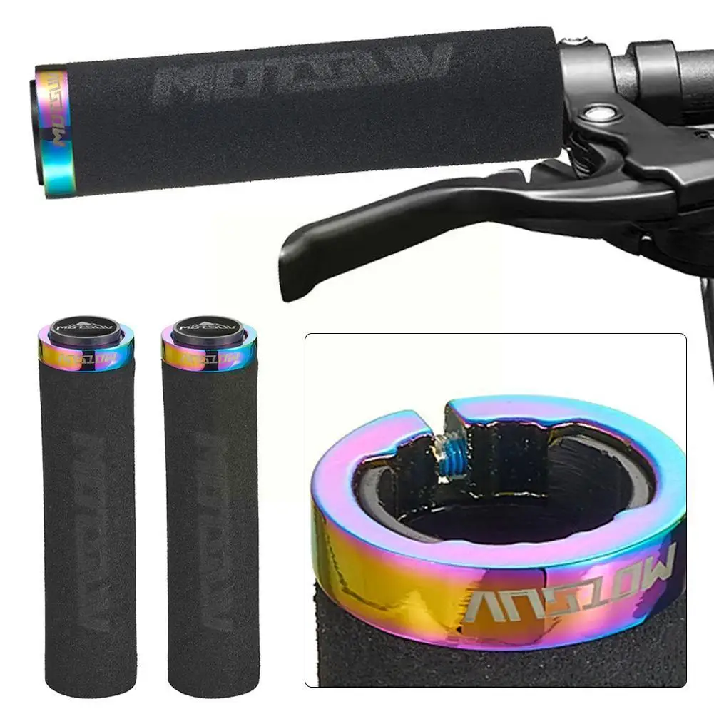 Cycling Lockable Handle MTB Mountain Fixed Gear UltraLight Sponge Grips Soft Black City Anti-Skid Foam Bicycle Handlebar Bi V5G0
Cycling Lockable Handle MTB Mountain Fixed Gear UltraLight Sponge Grips Soft Black City Anti-Skid Foam Bicycle Handlebar Bi V5G0