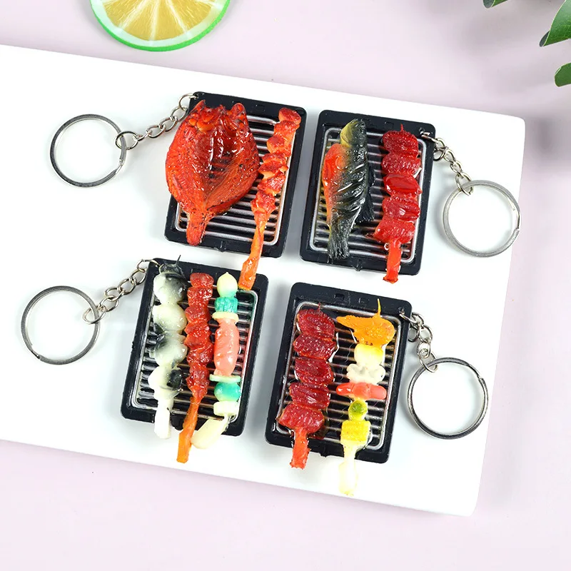 Artificial Food Korean-style teppanyaki string Key Chain Simulation Food Toy Model Small Gift Jewelry Making Kawaii Keychain
Artificial Food Korean-style teppanyaki string Key Chain Simulation Food Toy Model Small Gift Jewelry Making Kawaii Keychain