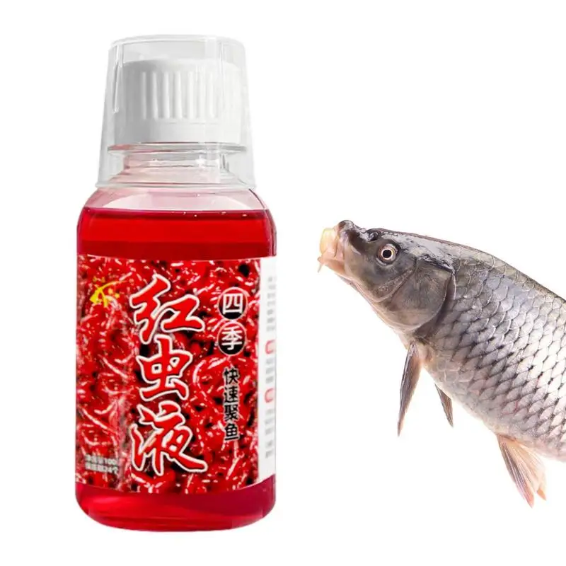Bait Attractant Enhancer 100ml High Concentration Fishing Red Worm Liquid Bait Smell Lure Tackle Food Multifunctional Portable
Bait Attractant Enhancer 100ml High Concentration Fishing Red Worm Liquid Bait Smell Lure Tackle Food Multifunctional Portable