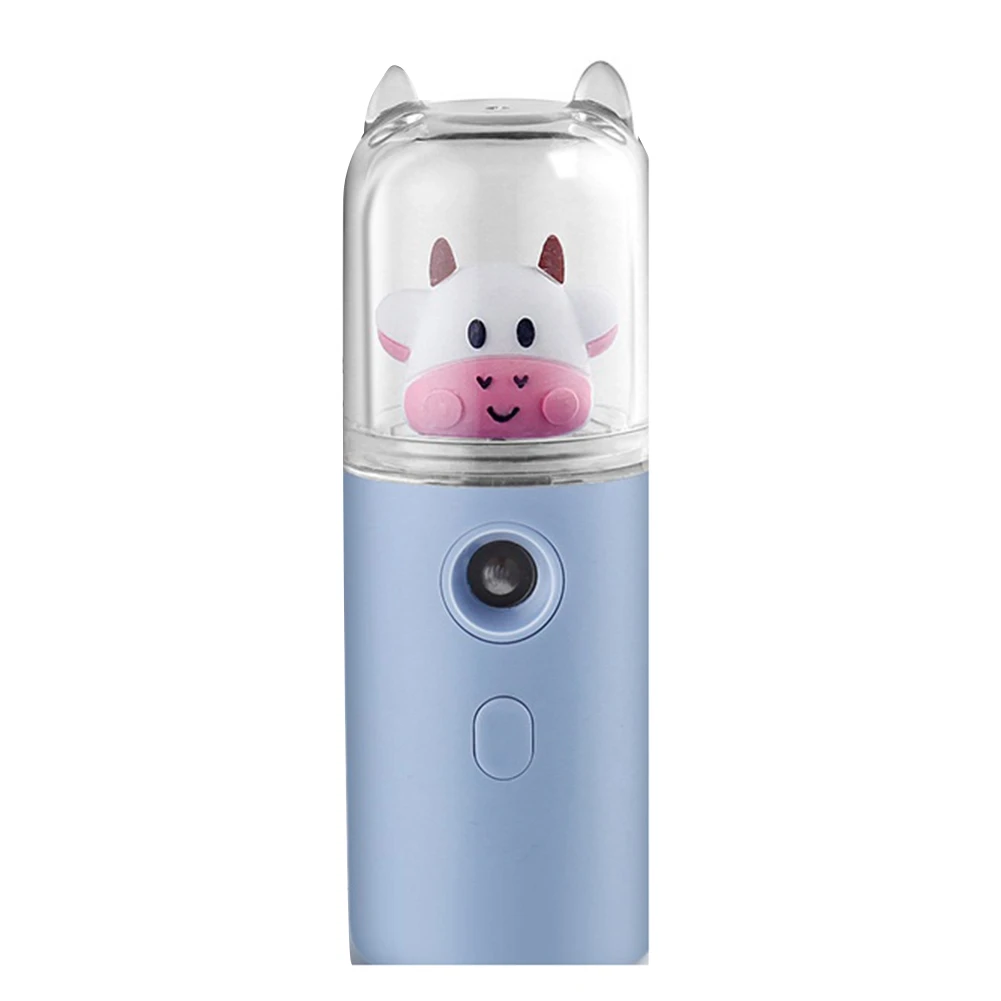 Cow Humidifier Female Makeup Water Replenishment Instrument Handheld USB Women Perfume Alcohol Nano Sprayer Blue
Cow Humidifier Female Makeup Water Replenishment Instrument Handheld USB Women Perfume Alcohol Nano Sprayer Blue