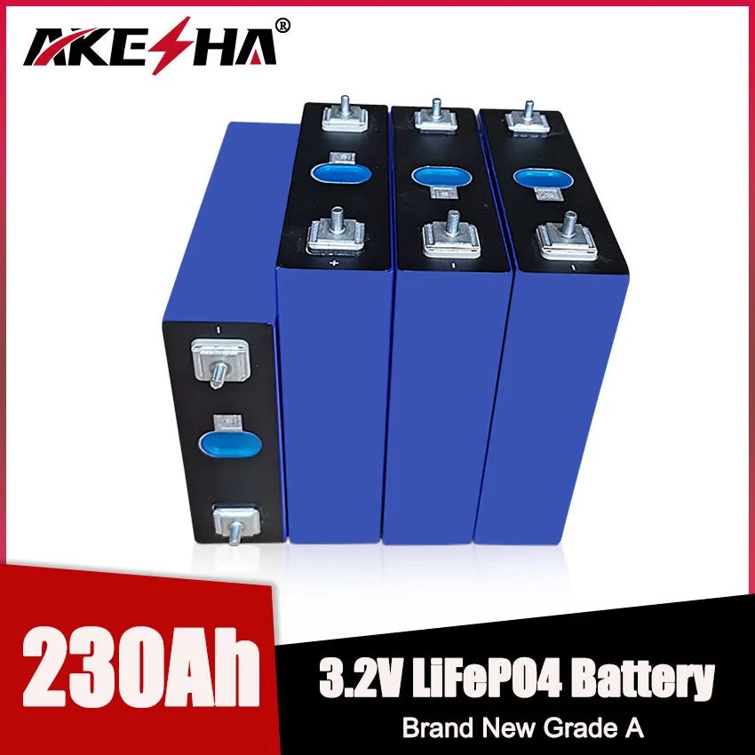 230AH Lifepo4 Battery 3.2V 240Ah Lithium Iron Phosphate Cell DIY 12V 24V Pack Suit Boat EV Boat With Copper Busbar TAX FREE
230AH Lifepo4 Battery 3.2V 240Ah Lithium Iron Phosphate Cell DIY 12V 24V Pack Suit Boat EV Boat With Copper Busbar TAX FREE