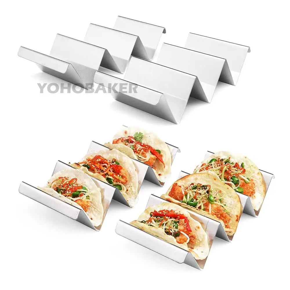 1 Pcs Stainless Steel Taco Mold/Press For Oven Baking Taco Shell Holder Tacos Stand Rack Tray
1 Pcs Stainless Steel Taco Mold/Press For Oven Baking Taco Shell Holder Tacos Stand Rack Tray