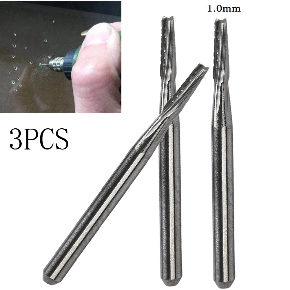 Power Tools Parts Carbide Drill Bit High Quality Sliver 1.5mm 3pcs/set Alloy Automobile Drilling Head High Hardness
Power Tools Parts Carbide Drill Bit High Quality Sliver 1.5mm 3pcs/set Alloy Automobile Drilling Head High Hardness