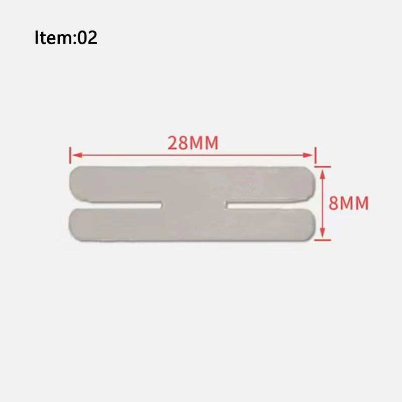 Никелированные стальные вкладки для аккумуляторной сварки 50 шт
Никелированные стальные вкладки для аккумуляторной сварки 50 шт