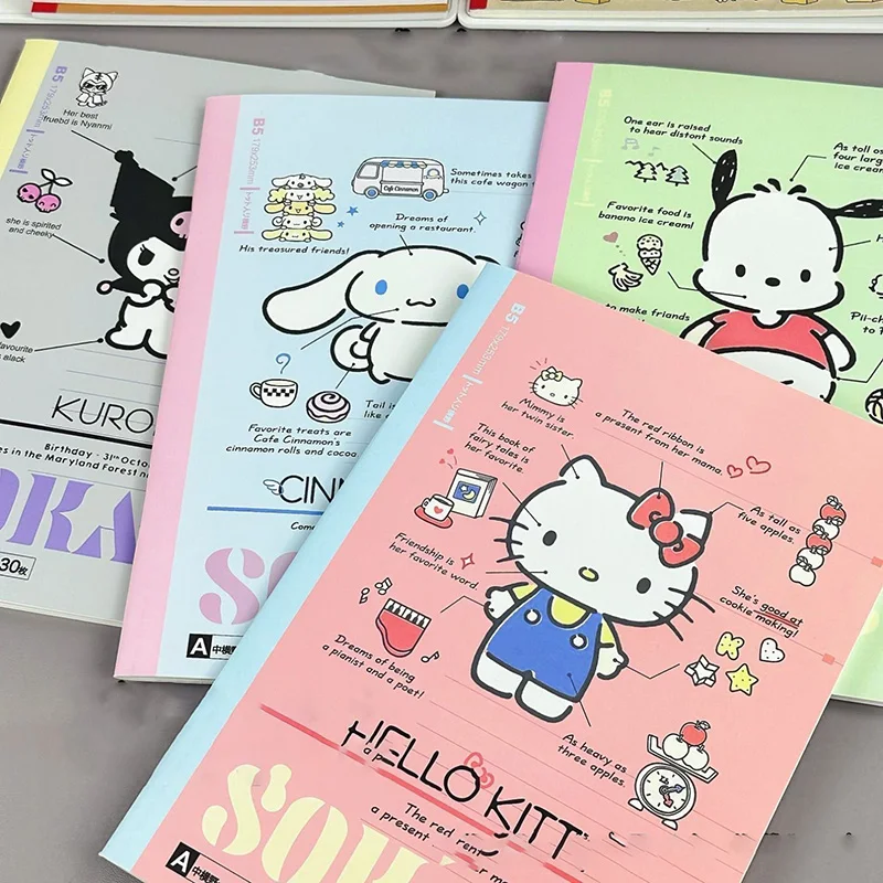 Kawaii Sanrio аниме B5 блокнот милый Hello Kitty Cinnamoroll Kuromi портативный дневник блокнот Оригинальный детский подарок для девочек
Kawaii Sanrio аниме B5 блокнот милый Hello Kitty Cinnamoroll Kuromi портативный дневник блокнот Оригинальный детский подарок для девочек