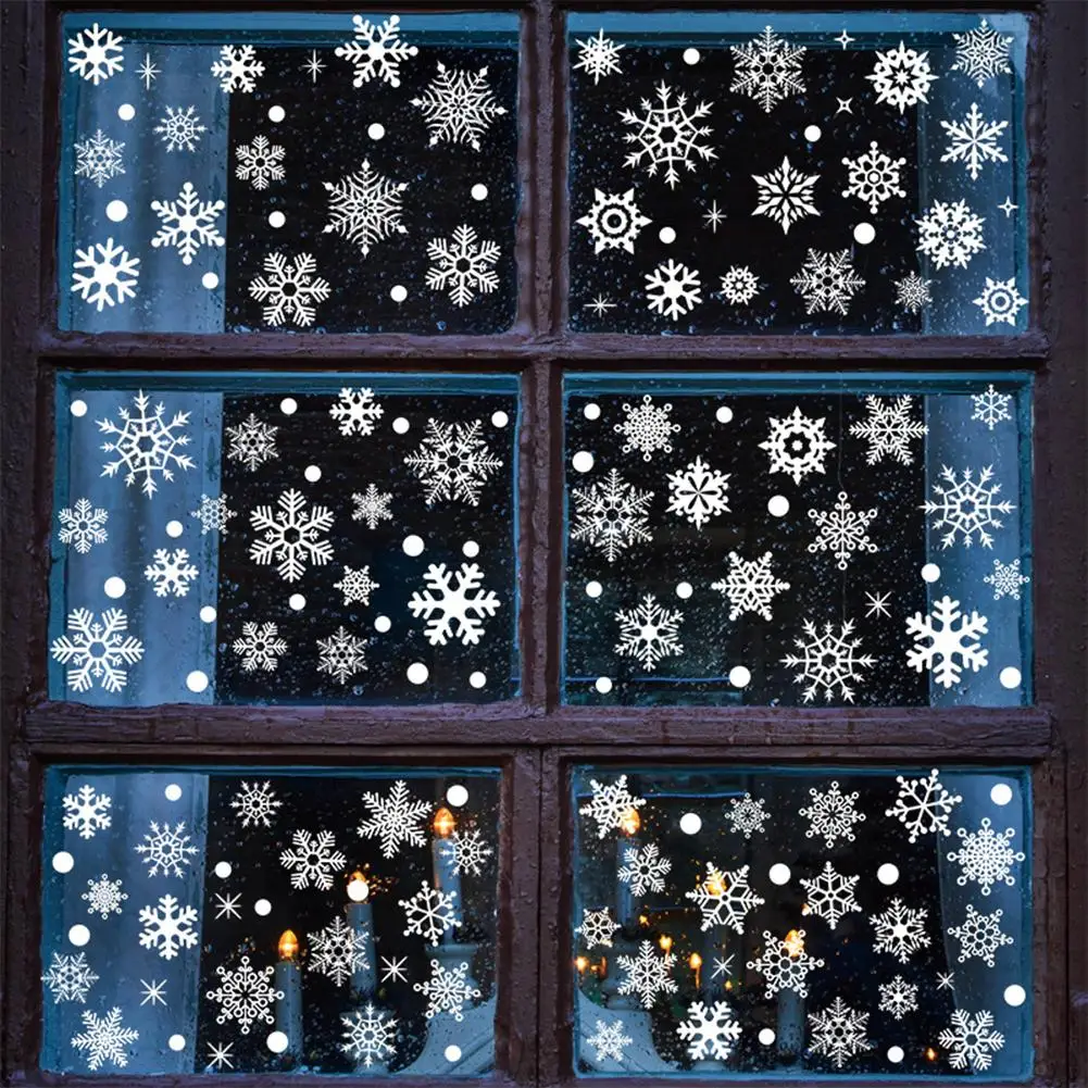 155pcs/9sheets Christmas Snowflake Window Decal Stickers Christmas Window Decorations Ornaments Christmas Stickers
155pcs/9sheets Christmas Snowflake Window Decal Stickers Christmas Window Decorations Ornaments Christmas Stickers