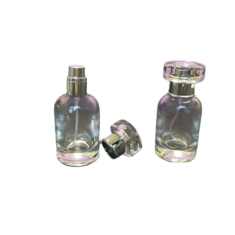 30ml Silver Round Lid High Grade Perfume Bottle Spray Pump Empty Cosmetic Clear Glass Atomizer Refillable Sample Bottle 10pcs
30ml Silver Round Lid High Grade Perfume Bottle Spray Pump Empty Cosmetic Clear Glass Atomizer Refillable Sample Bottle 10pcs