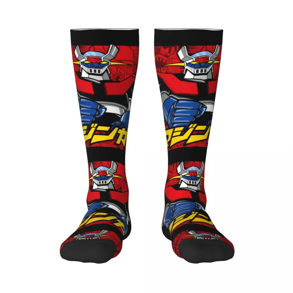 

Mazinger Z Linear Low Poly 24 Color contrast socks Hyundai Compression Socks Joke Graphic Cool Adult Stockings