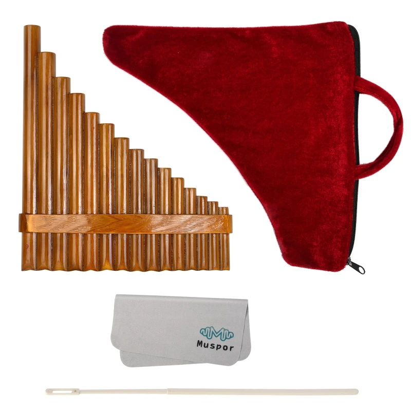 15 Natural Bamboo Pipes Pan Flute Wind Instrument Slippers Woodwind Instrument 
15 Natural Bamboo Pipes Pan Flute Wind Instrument Slippers Woodwind Instrument