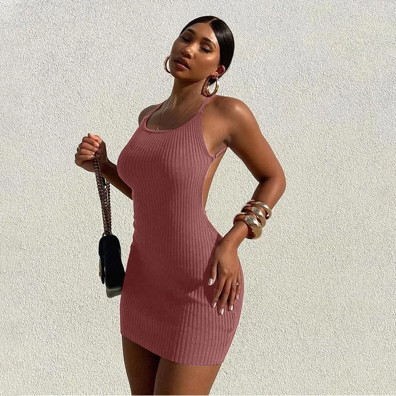 2022 Summer New Women'S Fashion Pure Color Waist Slimming Knit Sleeveless Bag Hip Dress Women Wholesale Trade
2022 Summer New Women'S Fashion Pure Color Waist Slimming Knit Sleeveless Bag Hip Dress Women Wholesale Trade