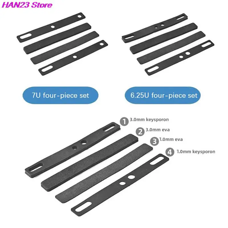 New 4PCS Mechanical Game Keyboard Keycap Spacebar Sound Inslution Foam Noise Absorbing Cotton 6.25u/7u Spacebar
New 4PCS Mechanical Game Keyboard Keycap Spacebar Sound Inslution Foam Noise Absorbing Cotton 6.25u/7u Spacebar
