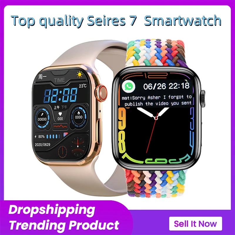2022 NEW Big HD Screen Smart Watch Series 7 Smartwatch Bluetooth Call NFC Wireless Charging DT7 Pro Max W57 DT No.1 Dropshipping
2022 NEW Big HD Screen Smart Watch Series 7 Smartwatch Bluetooth Call NFC Wireless Charging DT7 Pro Max W57 DT No.1 Dropshipping