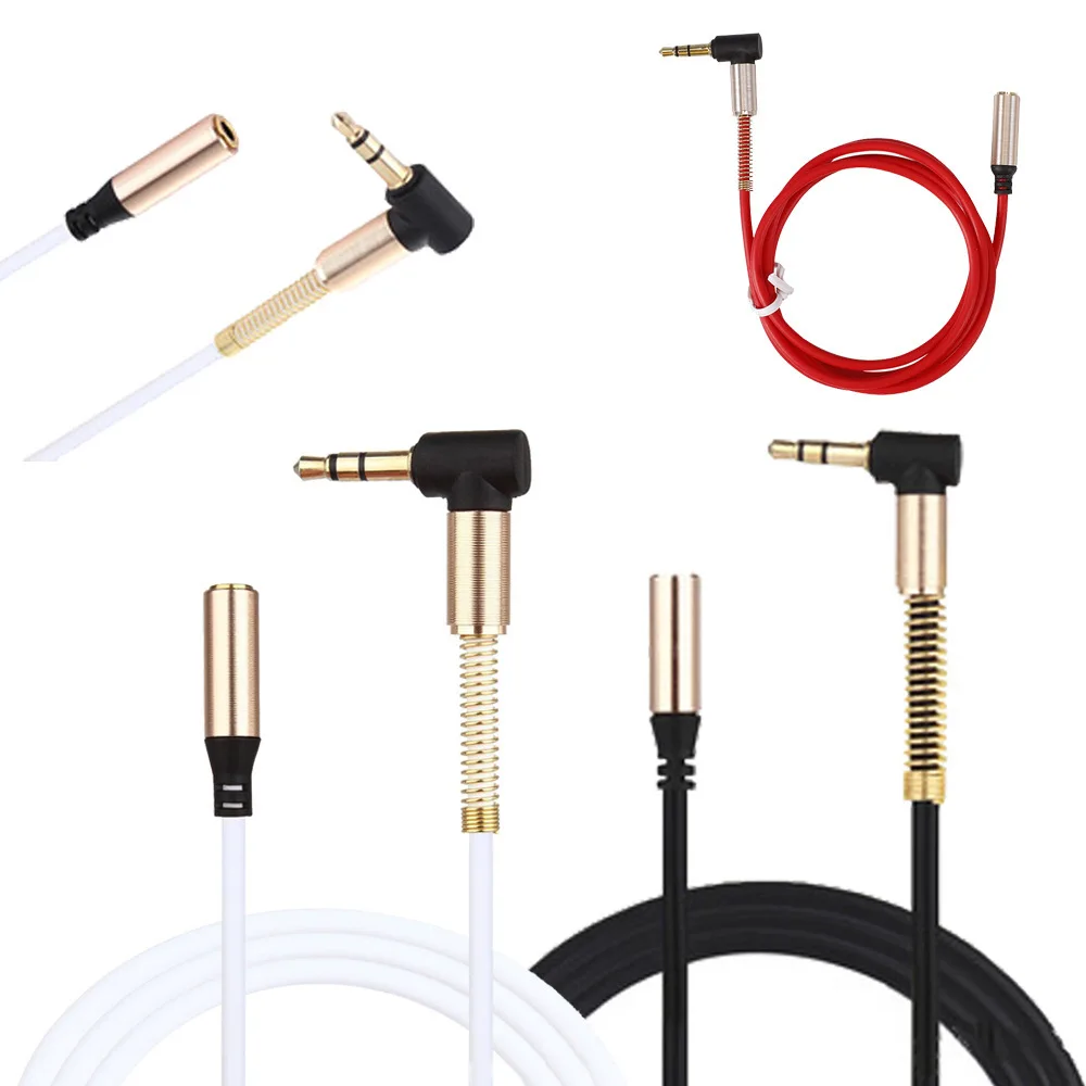 10-100pcs TPE Elbow Audio Cable Spring 3.5mm Male To Female Aux Car Phone Speaker Connecting Cable
10-100pcs TPE Elbow Audio Cable Spring 3.5mm Male To Female Aux Car Phone Speaker Connecting Cable