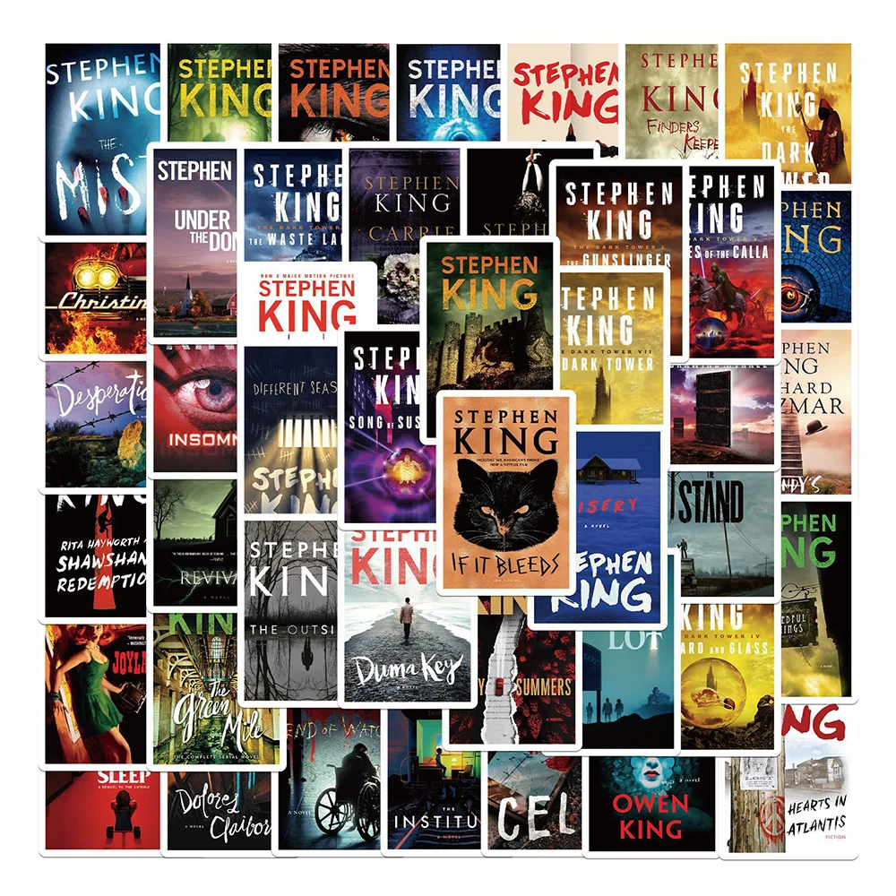 10/30/50PCS Stephen King Horror Novel Cartoon Stickers Decals Kids Toy DIY Diary Suitcase Scrapbook Phone Laptop Bike Sticker
10/30/50PCS Stephen King Horror Novel Cartoon Stickers Decals Kids Toy DIY Diary Suitcase Scrapbook Phone Laptop Bike Sticker