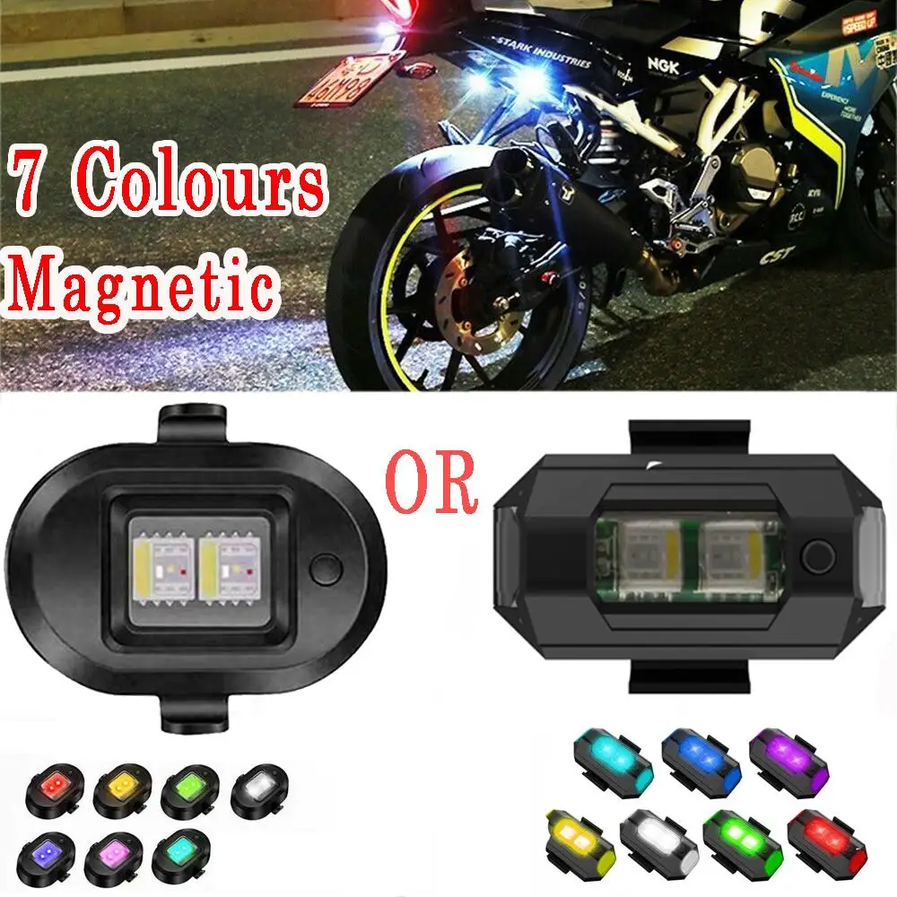 Magnetic Rechargeable Flashing Lights Motor Bikes Modified Drones Aircraft Light Motorcycle Accessories High Quality LED Lights
Magnetic Rechargeable Flashing Lights Motor Bikes Modified Drones Aircraft Light Motorcycle Accessories High Quality LED Lights