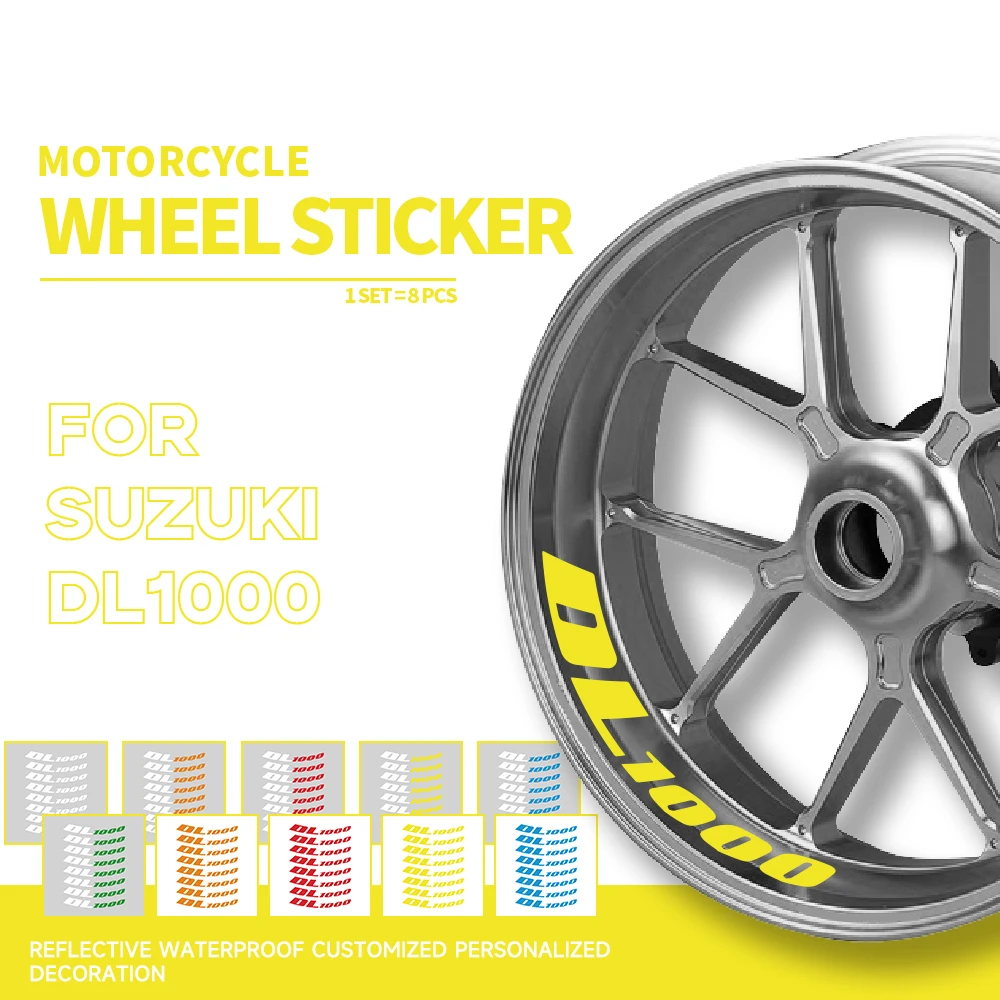Motorcycle wheel tire stickers reflective strip decals personalized decorative stickers for SUZUKI DL1000 dl 1000
Motorcycle wheel tire stickers reflective strip decals personalized decorative stickers for SUZUKI DL1000 dl 1000