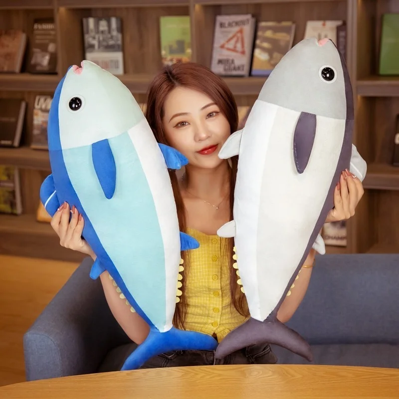 Kawaii Tuna Fish Plush Toys Dolls 65CM Cute Stuffed Soft Sea Animal Pillow Cartoon Pillow Sofa Cushion Birthday Gifts For Kids
Kawaii Tuna Fish Plush Toys Dolls 65CM Cute Stuffed Soft Sea Animal Pillow Cartoon Pillow Sofa Cushion Birthday Gifts For Kids