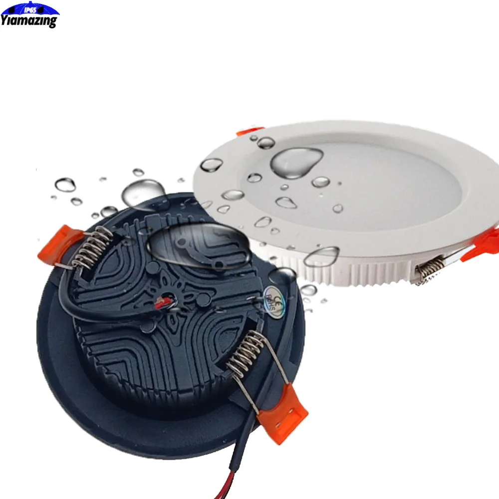 220V IP65 Waterproof LED Downlight For Kitchen Bathroom Toilet Dimmable 7W 9W 12W 15W 20W 24W Pure Warm Cold White Black Lamp 
220V IP65 Waterproof LED Downlight For Kitchen Bathroom Toilet Dimmable 7W 9W 12W 15W 20W 24W Pure Warm Cold White Black Lamp