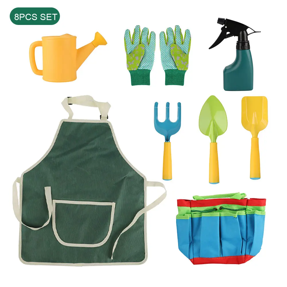 Outdoor Toy Watering Can Kids Gardening Set Learning Shovel Rake Apron Gloves Spray Bottle Educational Pretend Play Tote Bag
Outdoor Toy Watering Can Kids Gardening Set Learning Shovel Rake Apron Gloves Spray Bottle Educational Pretend Play Tote Bag