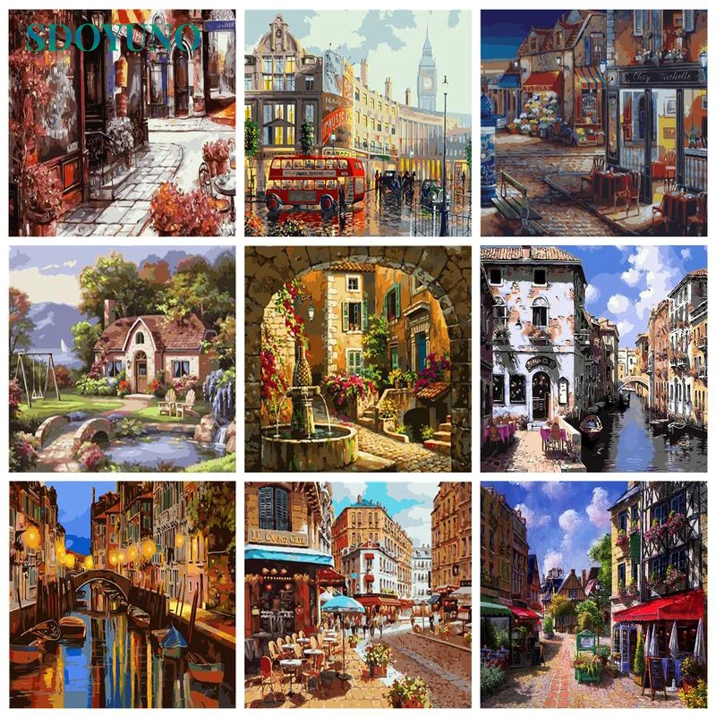 SDOYUNO Painting By Numbers Landscape Painting DIY Illustration Decorative Painting Oil Painting Frame Canvas Gift Hand-Painted
SDOYUNO Painting By Numbers Landscape Painting DIY Illustration Decorative Painting Oil Painting Frame Canvas Gift Hand-Painted