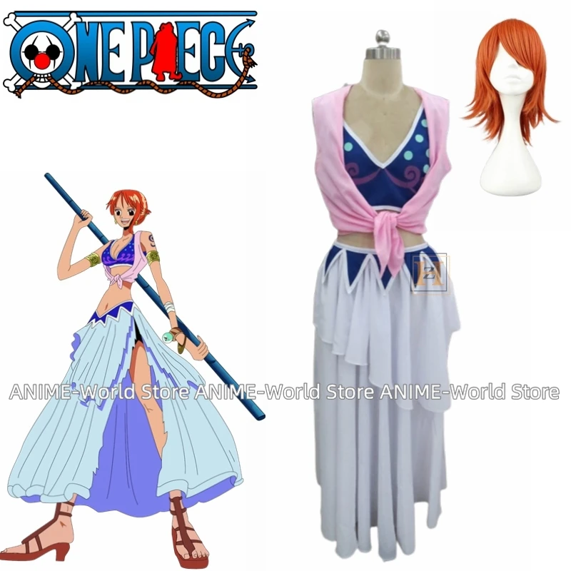 Anime Nami Alabasta Cosplay WIG Costume Dress Any Size Custom sizes
Anime Nami Alabasta Cosplay WIG Costume Dress Any Size Custom sizes