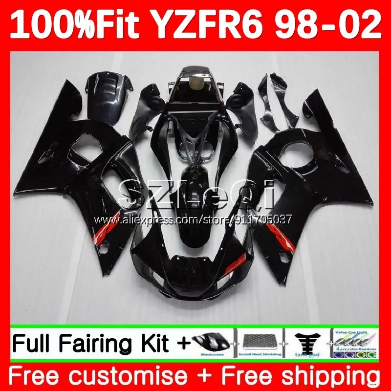 Глянцевая черная инъекция для YAMAHA YZF R6 R 6 YZF600 YZF-R6 YZFR6 98 99 00 01 02 YZF-600 1998 1999 2000 2001 2002 обтекатель 122LQ.1
Глянцевая черная инъекция для YAMAHA YZF R6 R 6 YZF600 YZF-R6 YZFR6 98 99 00 01 02 YZF-600 1998 1999 2000 2001 2002 обтекатель 122LQ.1