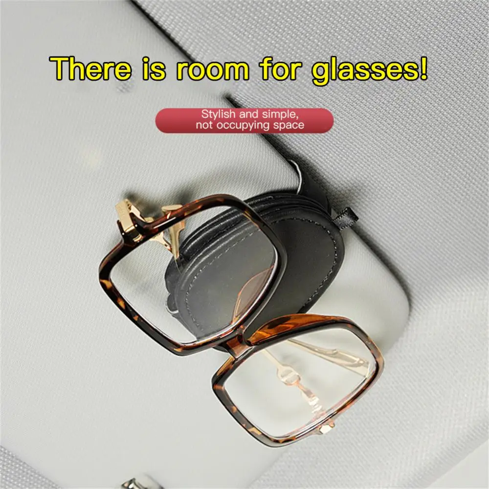 Pu Leather Card Holder Bracket Durable Car Glasses Case Creative Universal Car Sunglasses Frame Auto Internal Decoration
Pu Leather Card Holder Bracket Durable Car Glasses Case Creative Universal Car Sunglasses Frame Auto Internal Decoration