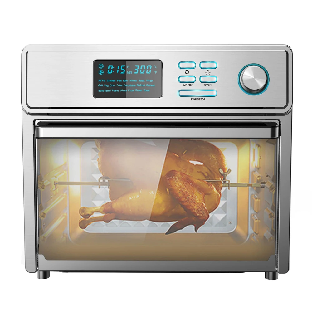 Best biggest family and party size 25L air fryer Oven,rotisserie 360 food rotating option
Best biggest family and party size 25L air fryer Oven,rotisserie 360 food rotating option