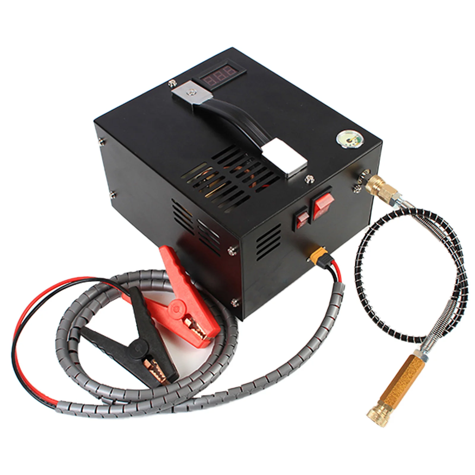 30Mpa 4500Psi 300Bar 12V High Pressure Pump Portable PCP Air Compressor Car Pump With Transformer Pcp Air Rifle Gun Inflators
30Mpa 4500Psi 300Bar 12V High Pressure Pump Portable PCP Air Compressor Car Pump With Transformer Pcp Air Rifle Gun Inflators
