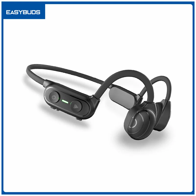 EASYBUDS Bone Conduction Headphones Bluetooth 5.0 Wireless Open Ear Built-in Mic Sweatproof Sports Headset for Running Cycling
EASYBUDS Bone Conduction Headphones Bluetooth 5.0 Wireless Open Ear Built-in Mic Sweatproof Sports Headset for Running Cycling