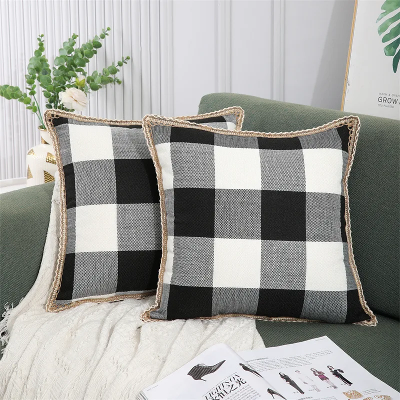 Homaxy Pillow Case For Sofa Car Bed Macrame Cushion Cover Comfortable Flax Pillowcase Aesthetic Christmas Plaid Simple Decor
Homaxy Pillow Case For Sofa Car Bed Macrame Cushion Cover Comfortable Flax Pillowcase Aesthetic Christmas Plaid Simple Decor