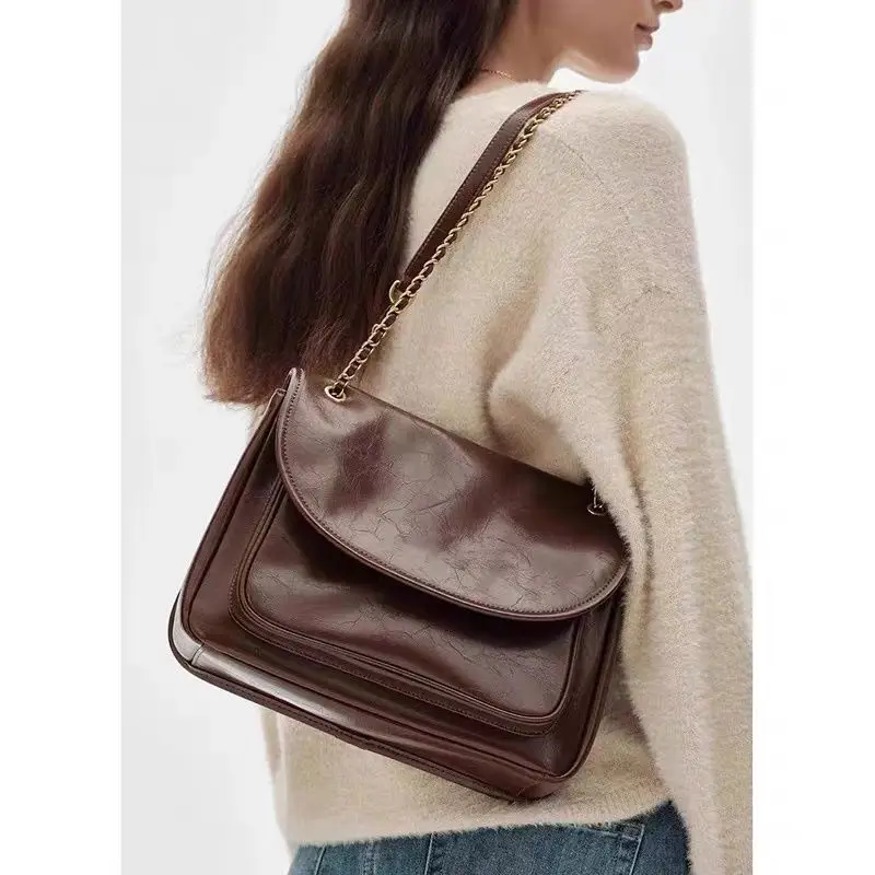 Новый продукт, нишевая Сумка-тоут, новинка 2023, Высококачественная вместительная сумка через плечо для поездок, универсальная сумка из масляной вощеной кожи
Новый продукт, нишевая Сумка-тоут, новинка 2023, Высококачественная вместительная сумка через плечо для поездок, универсальная сумка из масляной вощеной кожи