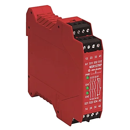 

AB Guardmaster safety relay MSR127RP/TP/RTP 440R Single Function Safety Relays 440R-N23132