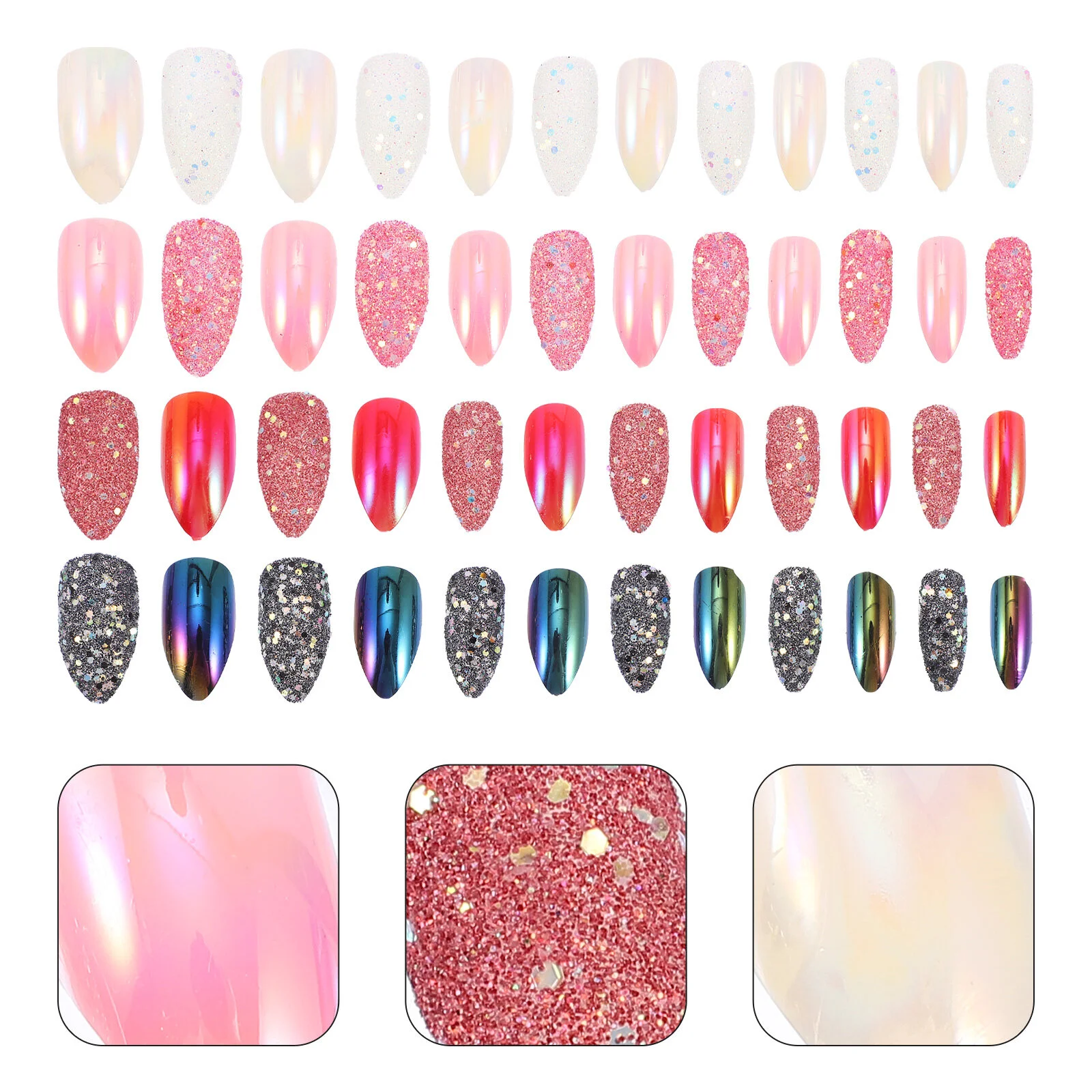 4 Boxes Fake Nails Women False Tip Wedding Ceremony Decorations Piece DIY Full Cover Plastic Manicure Detachable Patches Woman
4 Boxes Fake Nails Women False Tip Wedding Ceremony Decorations Piece DIY Full Cover Plastic Manicure Detachable Patches Woman