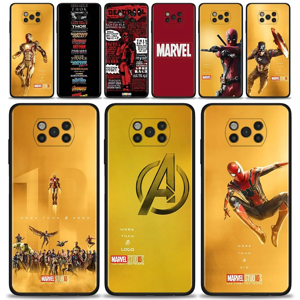 For Xiaomi poco x3 pro Case X3 NFC Cover MI 11 ultra 11t 12 pro 11lite 12x Funda mi Note 10 Lite Coque Marvel Cases Gold Ironman
For Xiaomi poco x3 pro Case X3 NFC Cover MI 11 ultra 11t 12 pro 11lite 12x Funda mi Note 10 Lite Coque Marvel Cases Gold Ironman