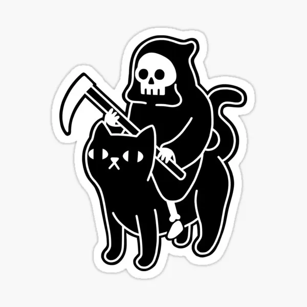 Death Rides A Black Cat 5PCS Stickers for Cartoon Living Room Wall Car Window Decor Cute Kid Funny Home Art Decorations Room
Death Rides A Black Cat 5PCS Stickers for Cartoon Living Room Wall Car Window Decor Cute Kid Funny Home Art Decorations Room