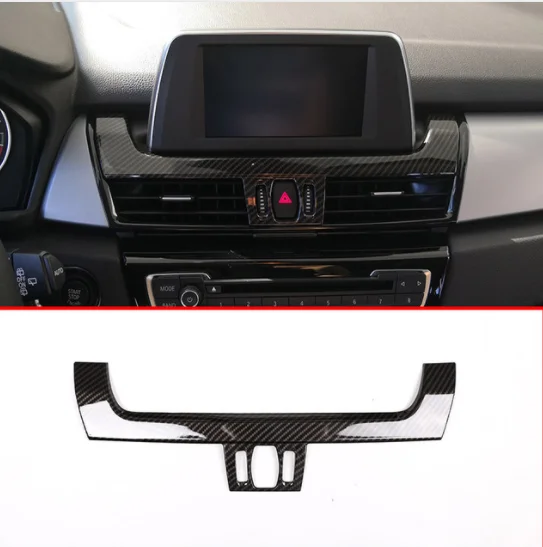 

Carbon Fiber Style ABS Navigation Display Panel Cover Trim Accessories For BMW 2 Series Gran Tourer F45 F46 218i 2014-2018