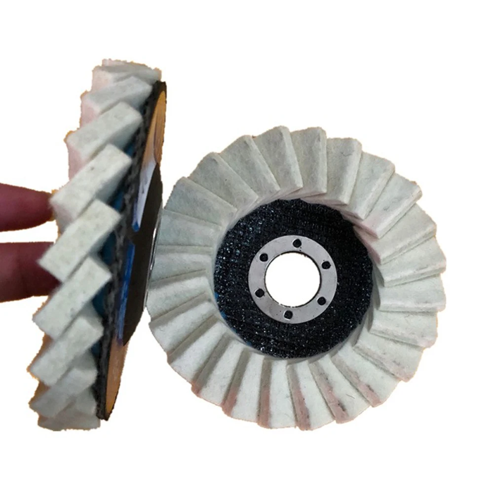 2pc 115mm Polishing Wheels Grinding Flap Discs Felt Wool Buffing Pad For Stainless Steel Copper Aluminum Glass Furniture Ceramic
2pc 115mm Polishing Wheels Grinding Flap Discs Felt Wool Buffing Pad For Stainless Steel Copper Aluminum Glass Furniture Ceramic
