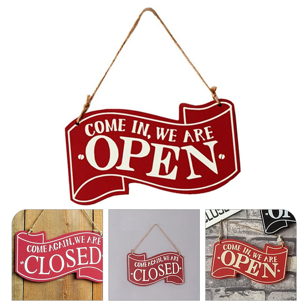 Sign Open Door Business Hanging Closed Wooden Signs Plaque Decorative Store Retro Double Sided
Sign Open Door Business Hanging Closed Wooden Signs Plaque Decorative Store Retro Double Sided