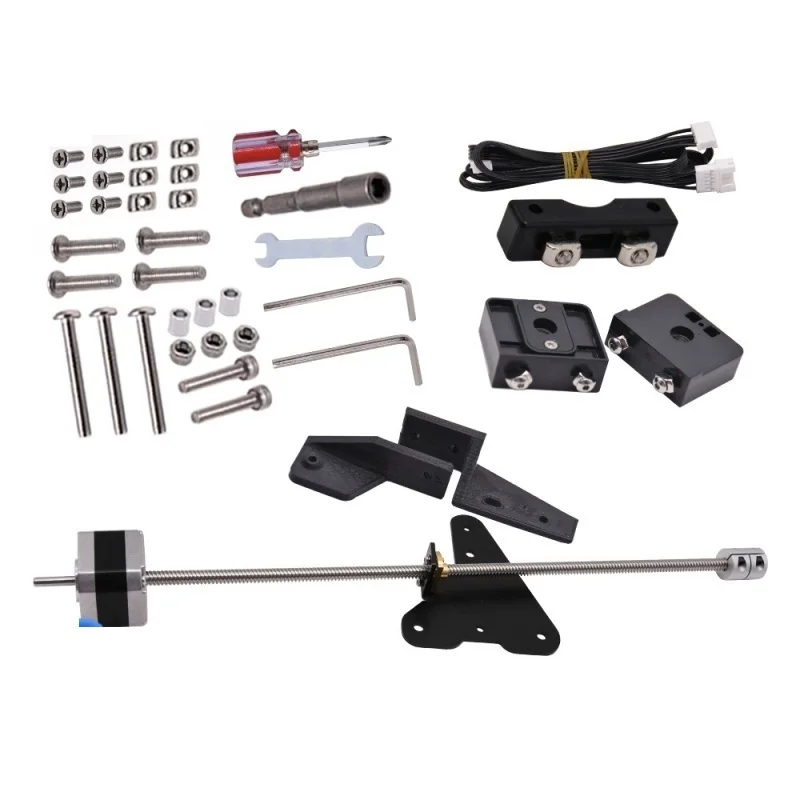 3D printer accessories Ender3 series/CR10 series with motor dual Z axis screw upgrade kit
3D printer accessories Ender3 series/CR10 series with motor dual Z axis screw upgrade kit