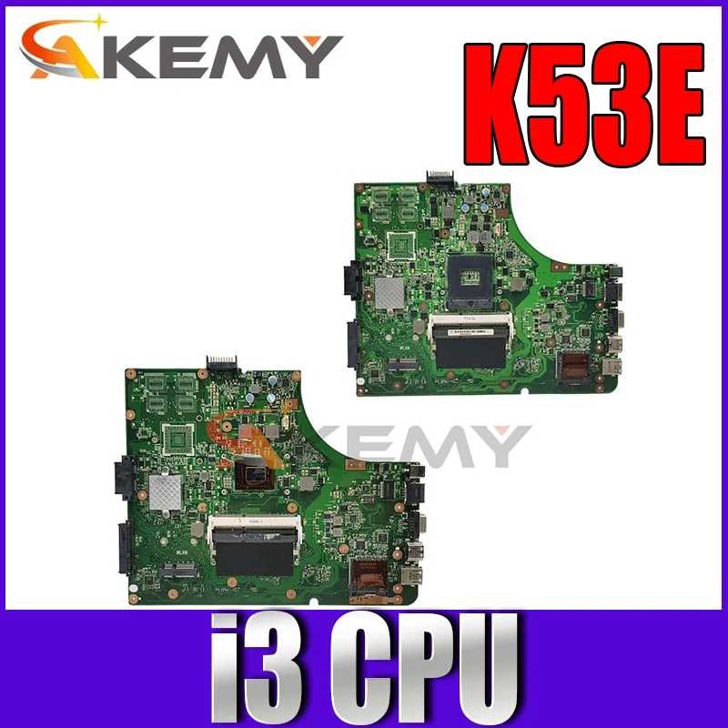K53E Motherboard on Board i3 CPU for ASUS K53SD K53E K53 K53S K53SJ K53SV Laptop Motherboard Notebook Mainboard
K53E Motherboard on Board i3 CPU for ASUS K53SD K53E K53 K53S K53SJ K53SV Laptop Motherboard Notebook Mainboard