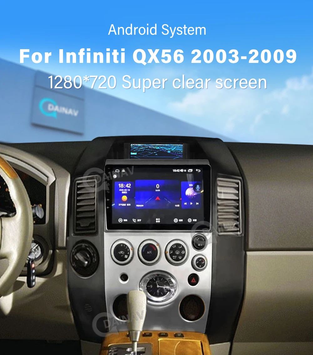 Автомагнитола 2 Din, 128 ГБ, Android, для Infiniti QX56 2003-2009, стерео, HD экран, GPS-навигация, DVD, мультимедийный плеер, головное устройство
Автомагнитола 2 Din, 128 ГБ, Android, для Infiniti QX56 2003-2009, стерео, HD экран, GPS-навигация, DVD, мультимедийный плеер, головное устройство