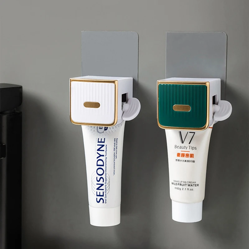 New Automatic Toothpaste Dispenser Wall Hanger Lazy Squeezer Rolling Toothbrush Holder for Facial Cleanser Bathroom Accessories
New Automatic Toothpaste Dispenser Wall Hanger Lazy Squeezer Rolling Toothbrush Holder for Facial Cleanser Bathroom Accessories