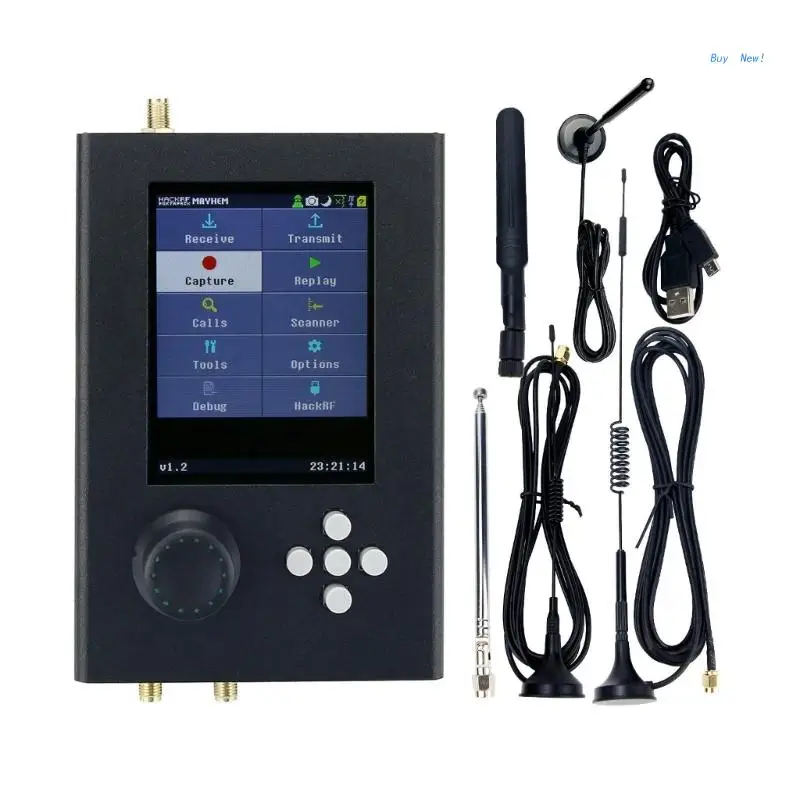 Приемник трансивера Hackrf One Portapack H2, комплект для разработки программного обеспечения, Комплект быстрой сборки радио, 1 МГц-6 ГГц 10-15 в
Приемник трансивера Hackrf One Portapack H2, комплект для разработки программного обеспечения, Комплект быстрой сборки радио, 1 МГц-6 ГГц 10-15 в